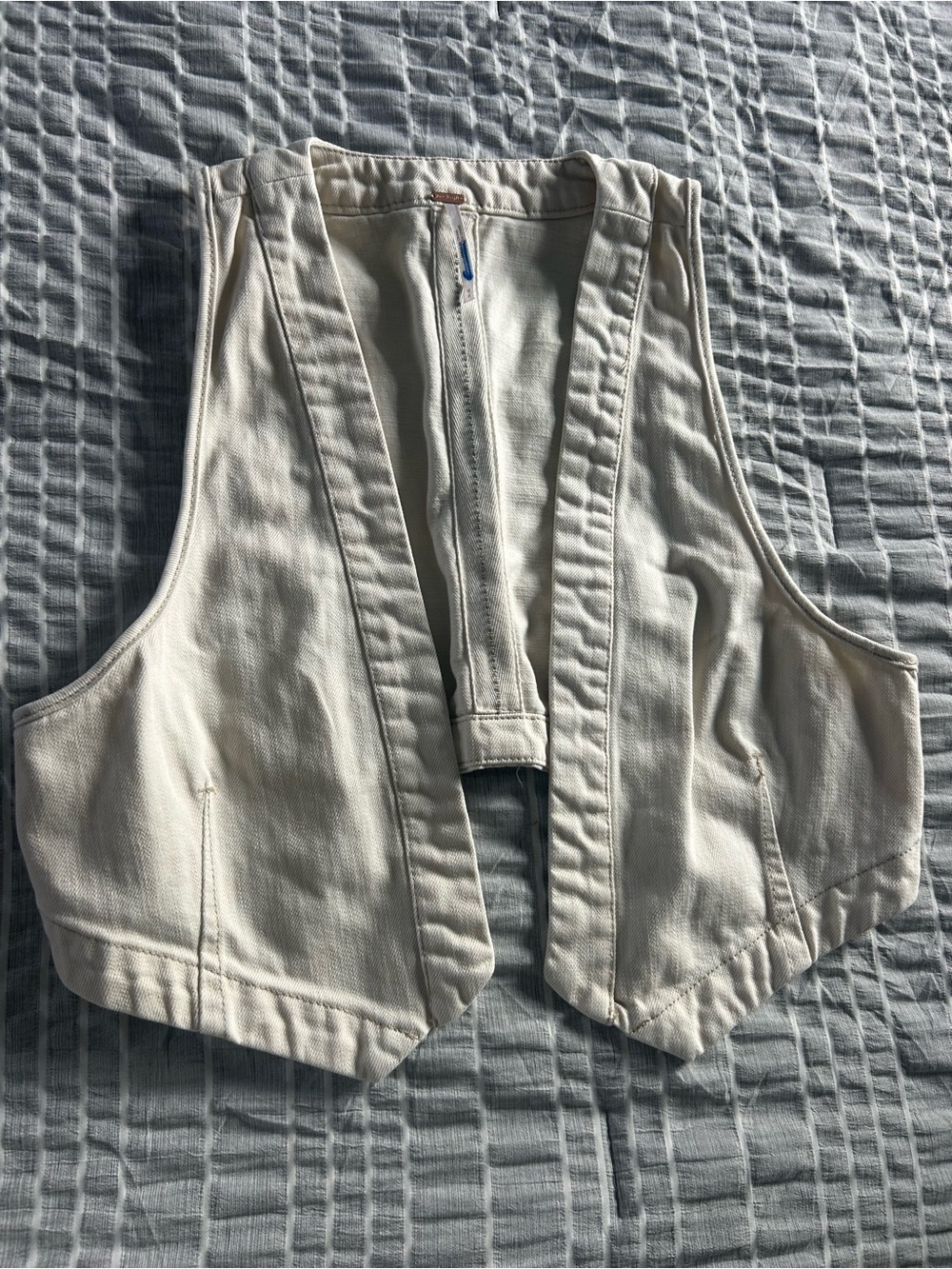 Women's Cream Vest - free people